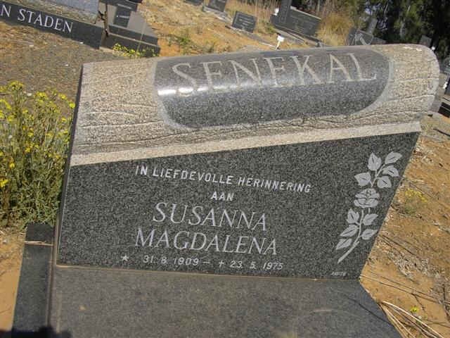 SENEKAL Susanna Magdalena 1909-1975