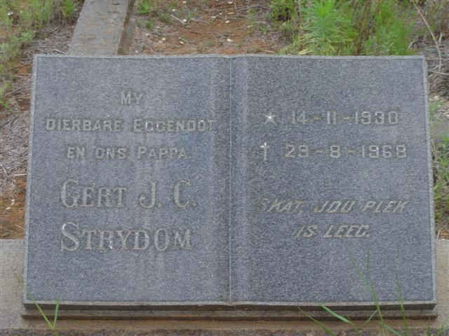 STRYDOM Gert J.C. 1930-1968