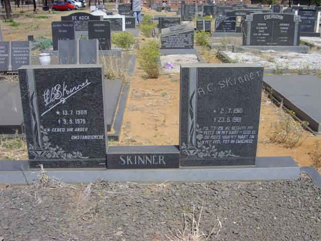 SKINNER F.B.S. 1908-1979 &amp; A.C. 1910-1981