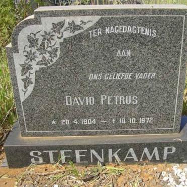 STEENKAMP David Petrus 1904-1972