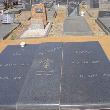 SCHWIN Gys 1920-1978 &amp; Leentjie 1926-1993