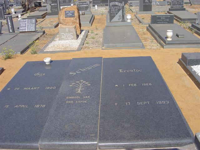 SCHWIN Gys 1920-1978 &amp; Leentjie 1926-1993
