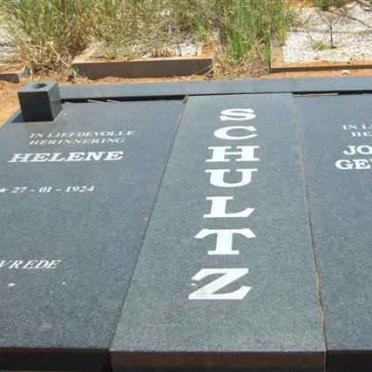 SCHULTZ Johannes Gerhardus 1906-1999 &amp; Helene 1924-