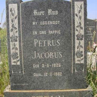 STEYN Petrus Jacobus 1925-1962