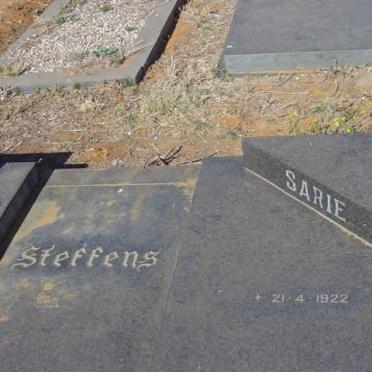 STEFFENS Sarie 1922-