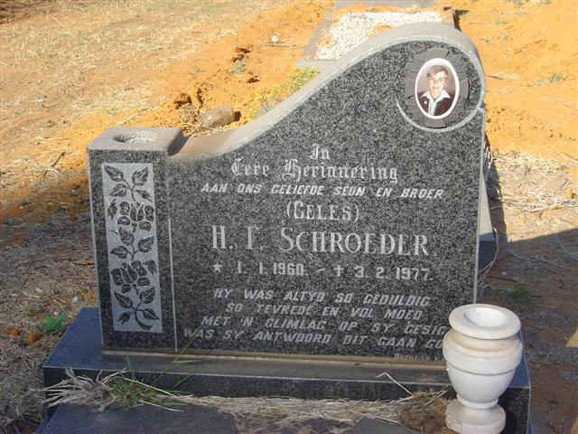 SCHROEDER H.F. 1960-1977