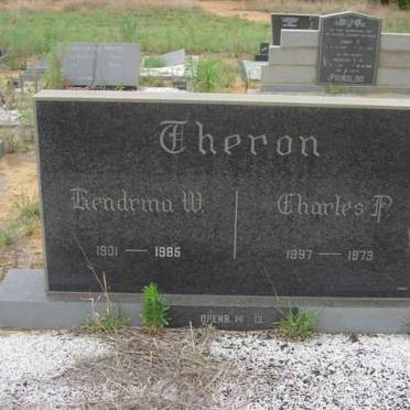 THERON Charles P. 1897-1973 &amp; Hendrina W. 1901-1985