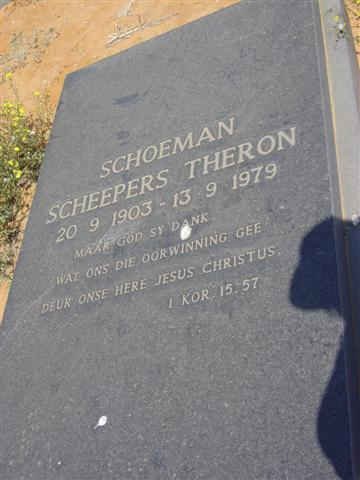 THERON Schoeman Scheepers 1903-1979