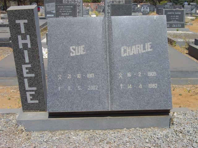 THIELE Charlie 1909-1982 &amp; Sue 1913-2002