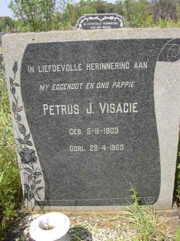 VISAGIE Petrus J. 1903-1963