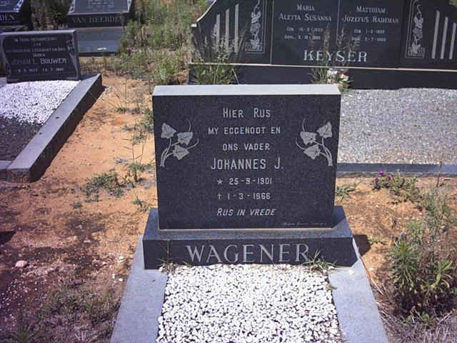 WAGENER Johannes J. 1901-1966