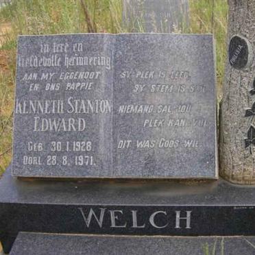 WELCH Kenneth Stanton Edward 1928-1971