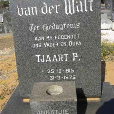 WALT Tjaart P., van der 1915-1975