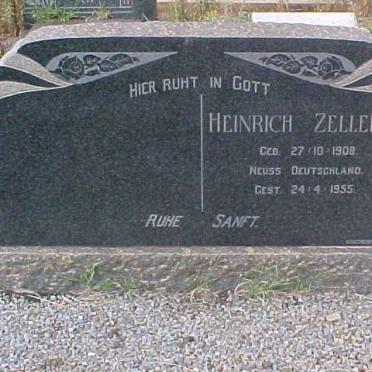 ZELLERÕHR Heinrich 1908-1955