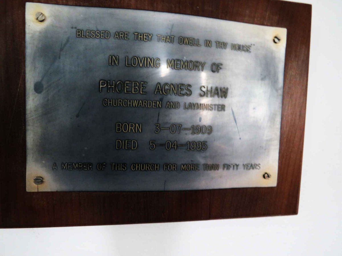 SHAW Phoebe Agnes 1909-1995