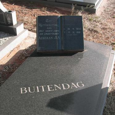 BUITENDAG Adriaan J.A. 1896-1981