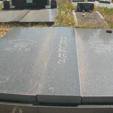 BEUKES Hendrik Daniel 1924-1998 &amp; Maria Elizabeth Petronella 1925-1991