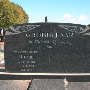 GROBBELAAR Miemie 1910-1973