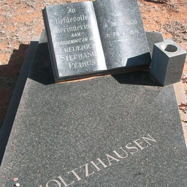 HOLTZHAUSEN Frederick Stephanus Petrus 1930-1976