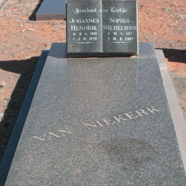 NIEKERK Johannes Hendrik, van 1910-1979 &amp; Sophia Wilhelmina 1917-2007
