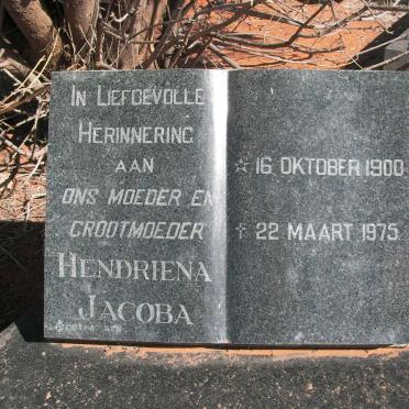 SNYMAN Hendriena Jacoba 1900-1975