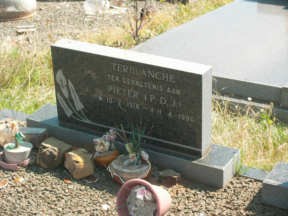 TERBLANCHE P.D.J. 1918-1990