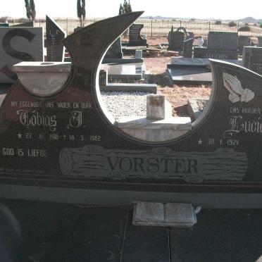 VORSTER Tobias J. 1918-1982 &amp; Lucia H. 1921-