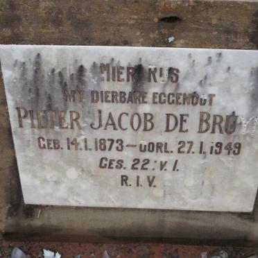 BRUYN Pieter Jacob, de 1873-1949