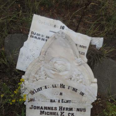 KOCK Johannes Hermanus Michiel 1843-1924