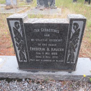 KRUGER Frederik A. 1889-1970