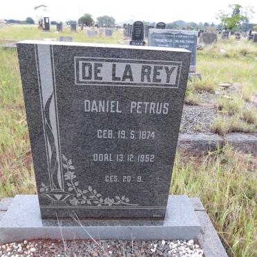 REY Daniel Petrus, de la 1874-1952