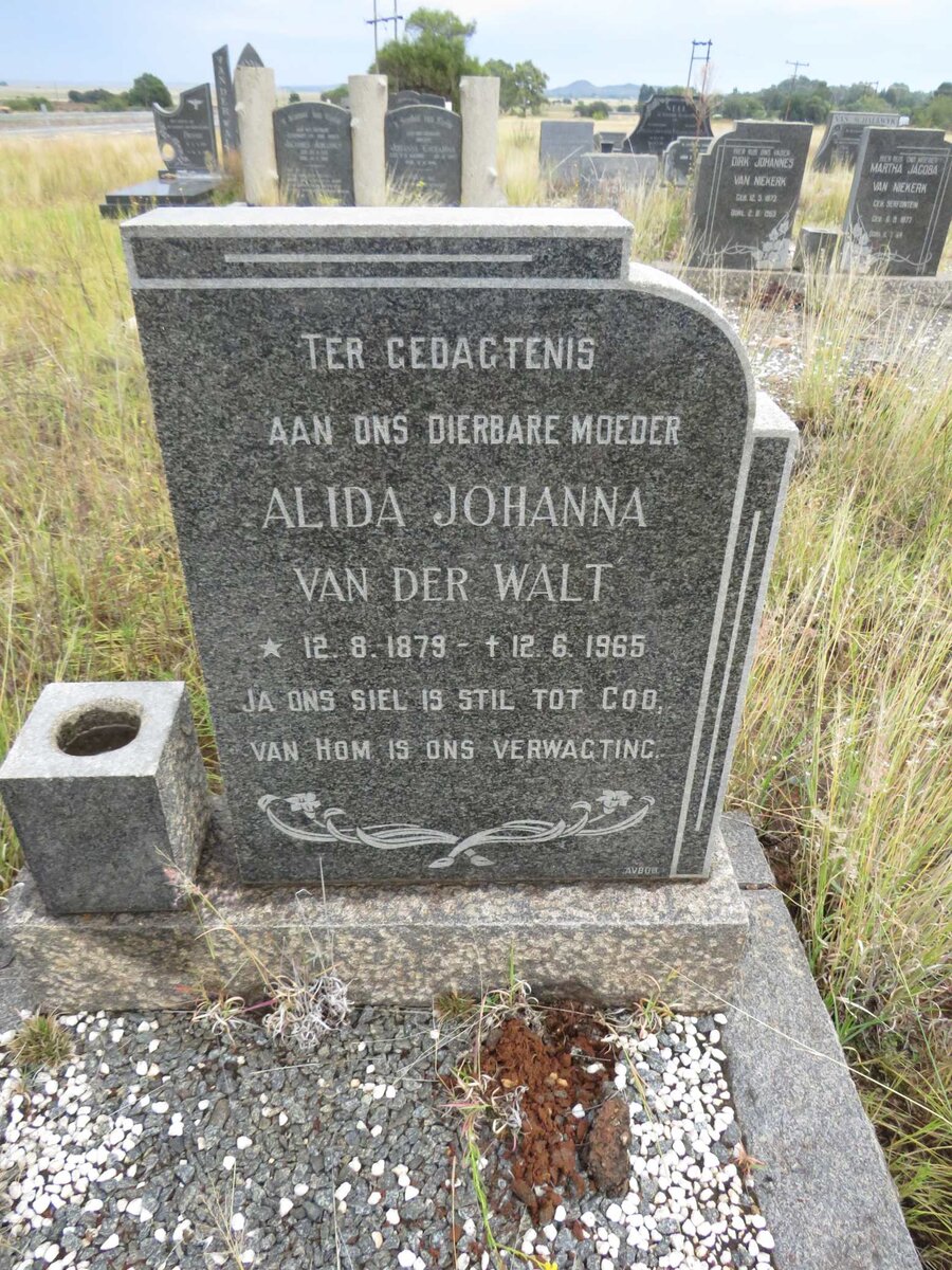 WALT Alida Johanna, van der 1879-1965