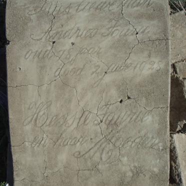 FOURIE Andries -1928