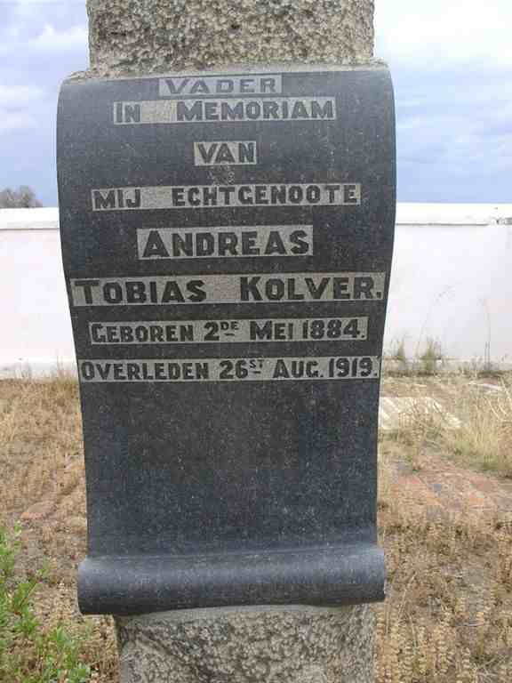 KOLVER Andreas Tobias 1884-1919