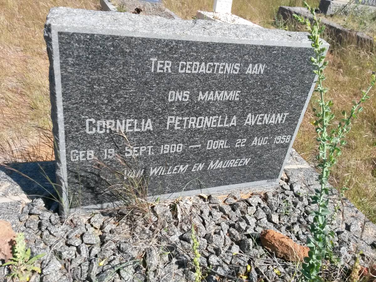 AVENANT Cornelia Petronella 1900-1958