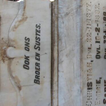 BOSHOFF Christian -1877 :: BOSHOFF Emmie -1882 :: BOSHOFF Sarie -188? :: BOSHOFF Minnie -1891