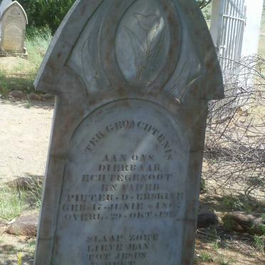 ERSKINE Pieter D. 1862-1917