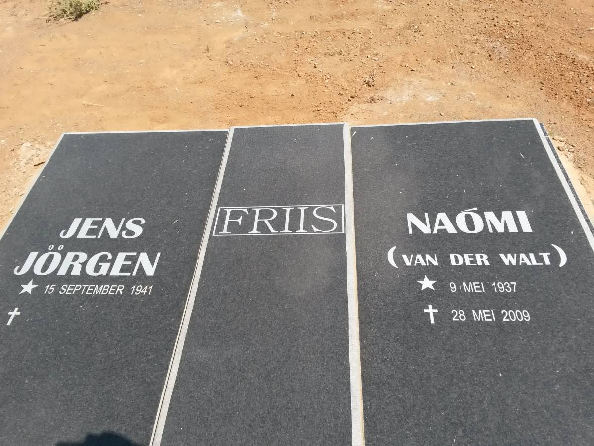 FRIIS Jens Jorgen 1941- &amp; Naomi VAN DER WALT 1937-2009