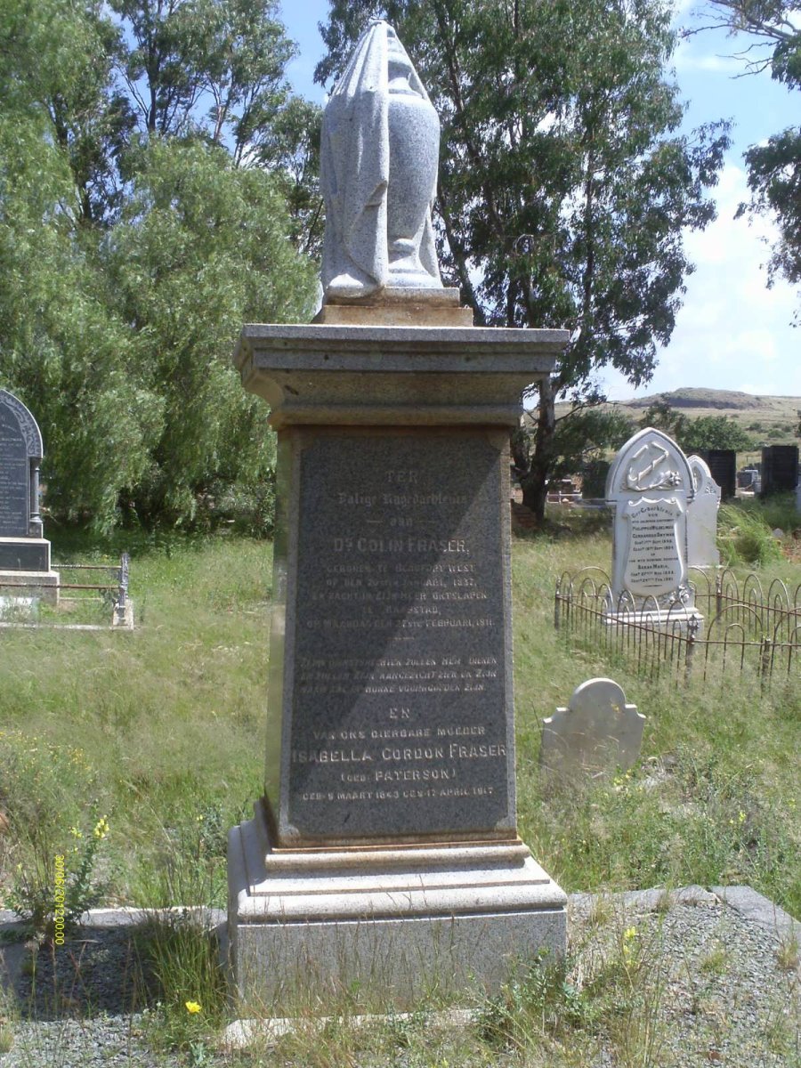 FRASER Colin 1837-1911 &amp; Isabella Gordon PATERSON 1843-1917