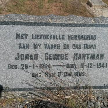 HARTMAN Johan George 1864-1941