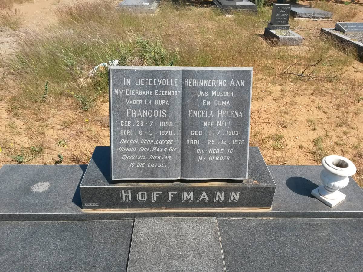 HOFFMANN Francois 1899-1970 &amp; Engela Helena NEL 1903-1978