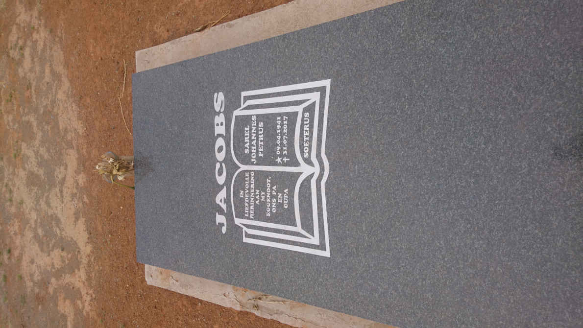 JACOBS Sarel Johannes Petrus 1941-2017