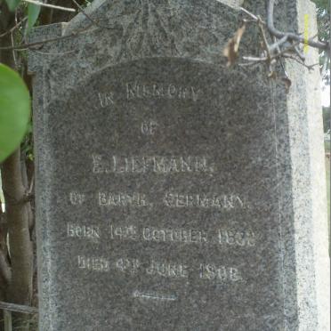 LIEFMANN E. 1832-1908