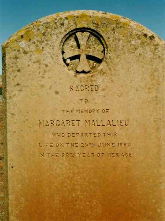 MALLALIEU Margaret -1880