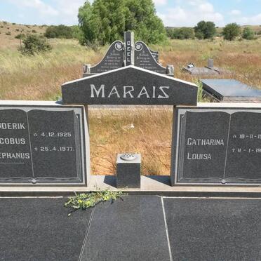 MARAIS Henderik Jacobus Stephanus 1925-1977 &amp; Catharina Louisa 1928-1993