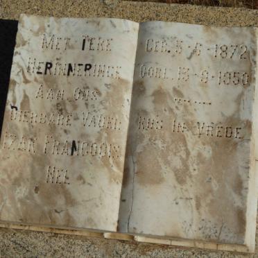 NEL Izak Francois 1872-1950