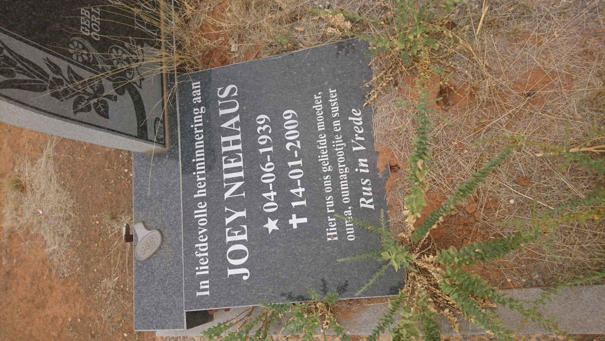 NIEHAUS Joey 1939-2009