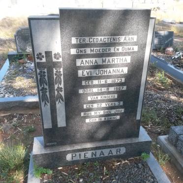 PIENAAR Anna Martha Evi Johanna 1873-1967