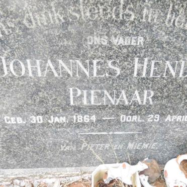 PIENAAR Johannes Hendrik 1864-1912