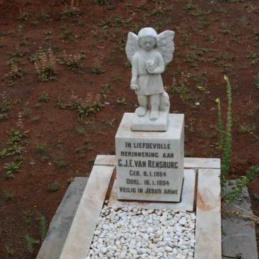 RENSBURG G.J.E., van 1954-1954